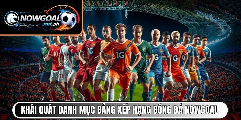 Khái quát danh mục bảng xếp hạng bóng đá NOWGOAL